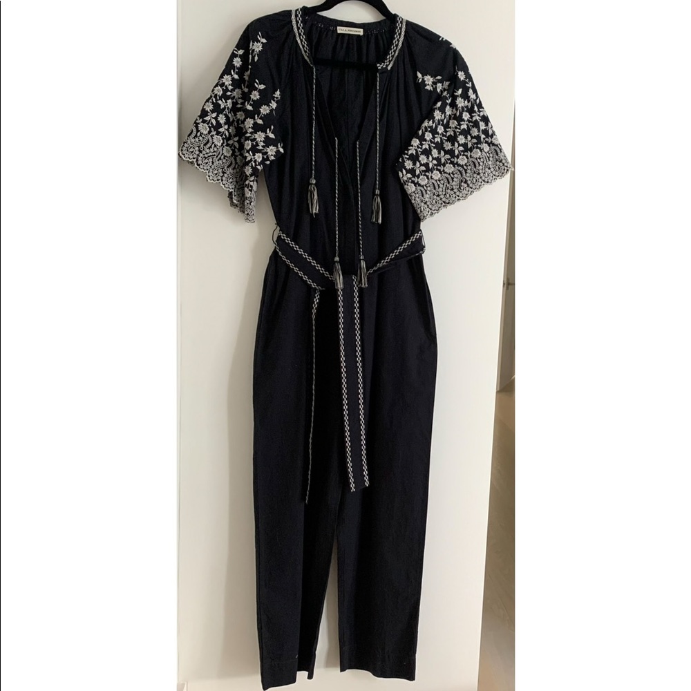 Ulla Johnson black jumpsuit size 2